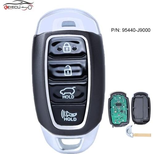 KEYECU P/N: 95440-J9000 Smart Remtoe Key 4 Button for Hyundai Kona 2018-2019 FCCID: TQ8-FOB-4F18 95440J9000