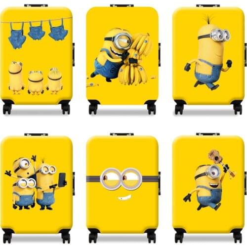 Cartoon luggage protection box Thicker Travel Luggage Suitcase Protective Cover for 18-32 inch travel suitcase accessories
