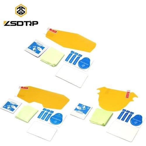 ZSDTRP For Yamaha MT07/09 FZ07/09 Kawasaki Z900/Z650 Cluster Scratch Protection Instrument Speedometer Film Screen Sticker