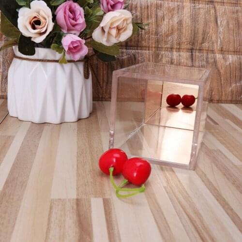 Desk Organizer Transparency Pencil Case Pen Container Rose Gold Cup Stationery Drop Shipping Support