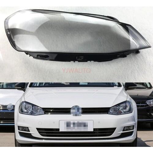 Car Headlamp Lens For Volkswagen VW Golf 7 2013 2014 2015 2016 Car Headlight Headlamp Lens Auto Shell Cover