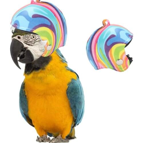 Chicken Helmet Small Pet Hard Hat Bird Headgear Pets Helmets Toy Chicken Accessories Pet Products Head Protector Free Shipping