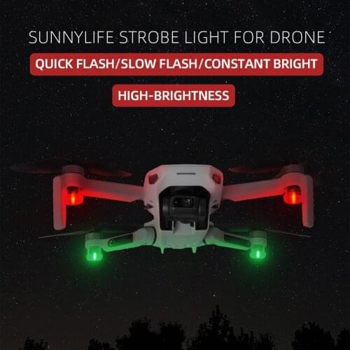 4pcs Drone Flash Strobe Lamp Flight Night Light for DJI Mini 2/Mavic Air 2/Mavic 2/Mavic Pro/Phantom 4 Pro/Femi FIMI X8SE 2020