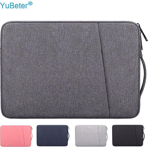 YuBeter Waterproof Laptop Bag Sleeve Computer Handbag for Macbook Air Pro 13 14 15 6 Inch Notebook Pouch for Xiaomi Lenovo Dell