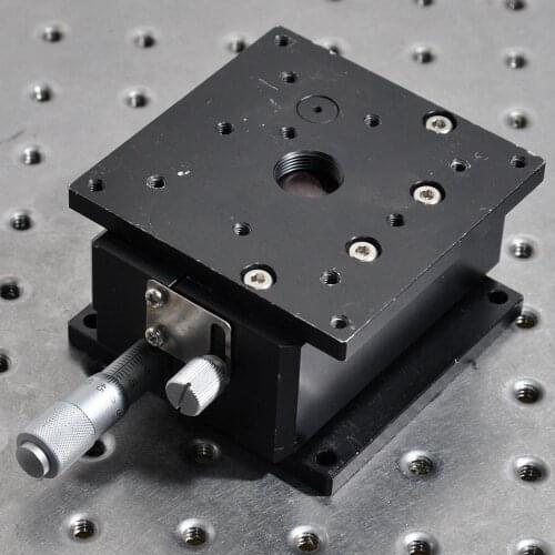 Suruga B33-80A B33-80B manual Z-axis horizontal roller guide fine-tuning displacement adjustment platform 80*80mm aluminum