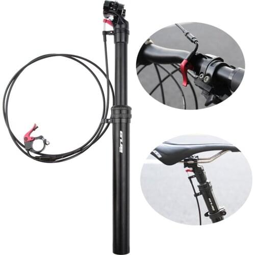 Bicycle Extension Seat Post Aluminum Alloy Mountain Road Bike Telescopic Saddle Tube Pole 27.2mm /31.6mm*440mm Pa