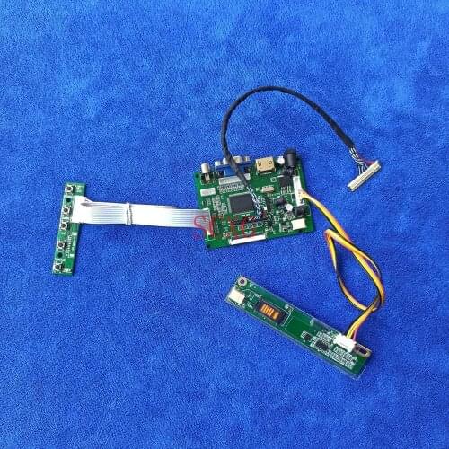 VGA AV HDMI-compatible Fit HSD170PGW1/LTN170BT08/LTN170BT09 1CCFL LVDS 30-Pin LCD controller drive board 1440*900 matrix DIY Kit