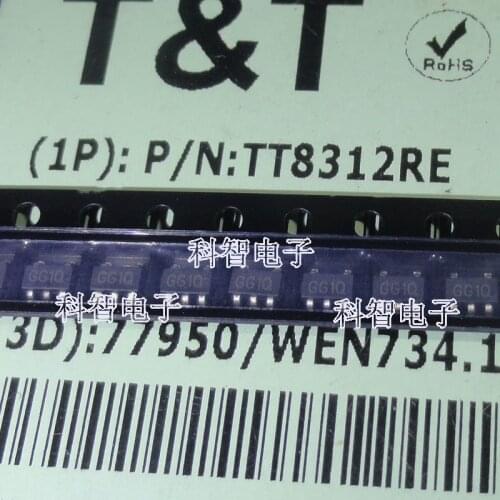 10pcs/lot 100% New&original TT8312RE TT8312 GG1Q SOT23-5 DC-DC