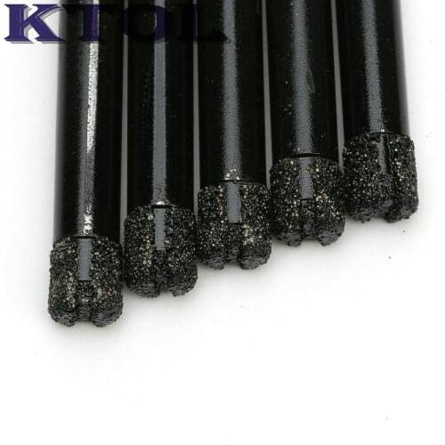 12*15*100mm Flat End Mill Diamond Router Cutters CNC Tools for Stone Marble Granite 5pc Diamond Milling Bit Set Grooving Cutter