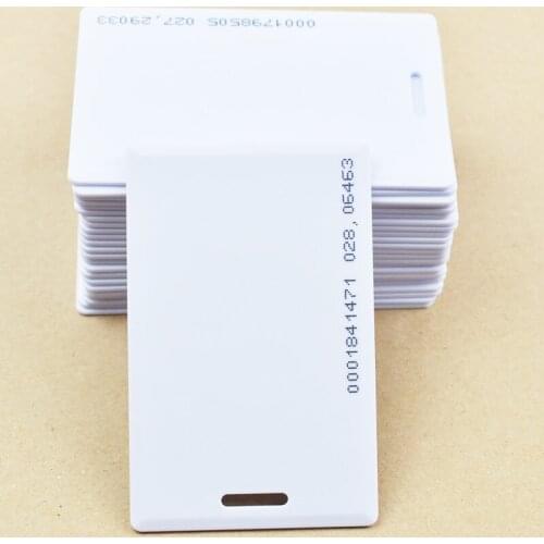 125KHz RFID Thick Card TK4100 ID Smart Card Proximity 1.8mm Card Access Control Card with High Quality