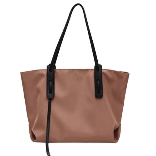 2021 Lady Tote Bags Large Capacity Oxford Cloth Shoulder Bags For Women Handbags Casual Travel Shopper Bag Female Top-Handle Bag