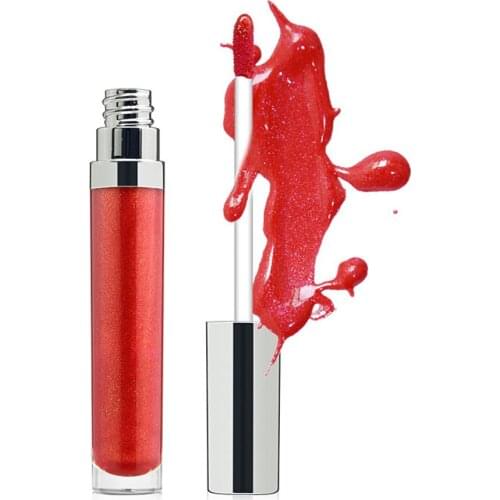 3 Pieces private label clear shiny lip plumper lip gloss rosehip oil non sticky pearl liquid lipstick no logo custom