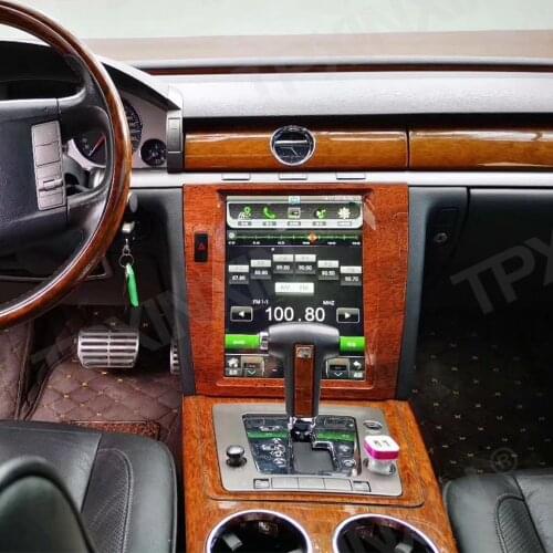 6+128G 12.1" Vertical screen Tesla PX6 Android Car Radio Player For Volkswagen VW Phaeton Auto GPS Navigation CARPLAY DSP 4G LTE