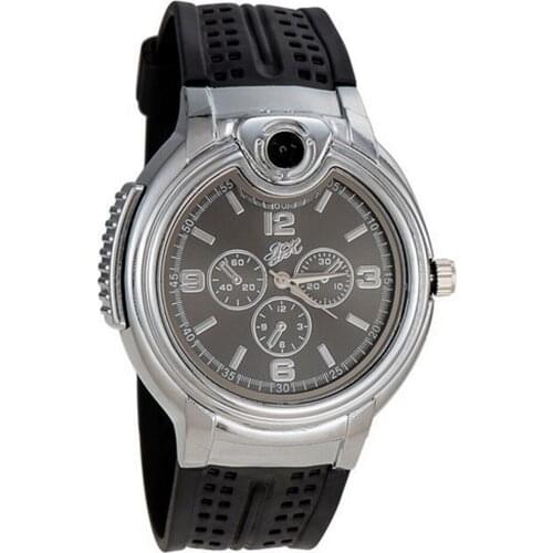10PCS Watch with Refillable Butane Gas Lighter Quartz Movement