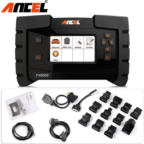 Ancel FX6000 OBD2 Car Diagnostic Scanner All System Scanner Automotive ABS EPB DPF Code Programming OBD Scanner Diagnostic Tool