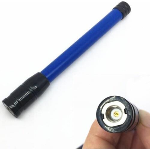 144/430 mhz SMA-M Male Antena blue soft for walkie talkie YAESU FT50R FT60R VX1R VX3R VX5R VX6R Radio