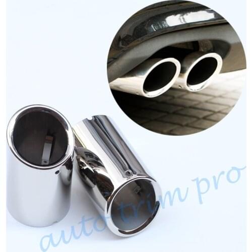 Chrome Tailpipe Exhaust Rear End Tip Muffler For BMW E90 E92 E93 325 325i 328 2006-2010 Accessories Decorate