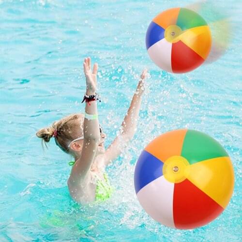 Colorful Inflatable Floating Bouncing Ball Beach Pool Party Favor Kids Water Toy