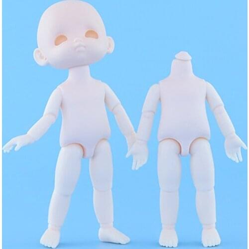 16cm 13 Movable Jointed Dolls Toys Mini Baby Doll DIY Naked Nude Doll Accessories New Arrival