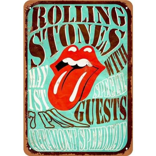 Metal Tin Sign Retro Vintage Rolling Aluminum Sign for Home and Bar Wall Decor 8x12 Inch