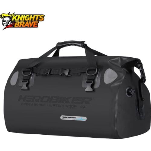 HEROBIKER 45L Motorcycle Bag Waterproof Motorcycle Backpack Helmet Bag Mochila Motociclista Motorcycle Tail Bag Moto Tank Bags