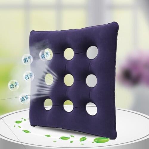 Inflatable Anti Bedsore Decubitus Seat Cushion Hip Brace Support Chair Pad Therapy Hemorrhoids Mat Home Office Seat Cushion+Pump