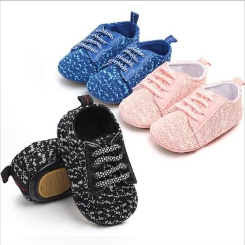 New Autumn Winter Baby Shoes Infants Antislip Sport Shoes Boys Girls Soft First Walkers