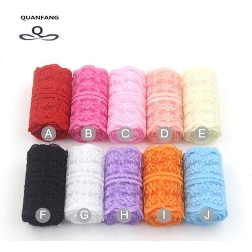 Solid Color Lace Ribbon,5 Yard/Piece,DIY Handmade,Wedding Party/Craft & Gift Packing/Child Dress/Decoration HB-001