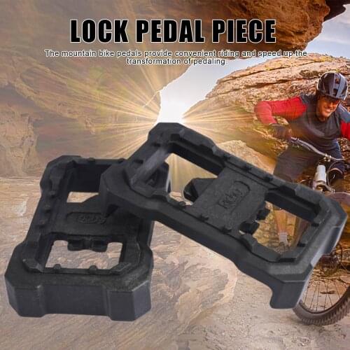Bike Pedal Self-locking Bicycle Pedal Carbon Nylon Lock Pedal Piece With Anti-skid Nails For Shimano M520 M540 M8000 Exceptional