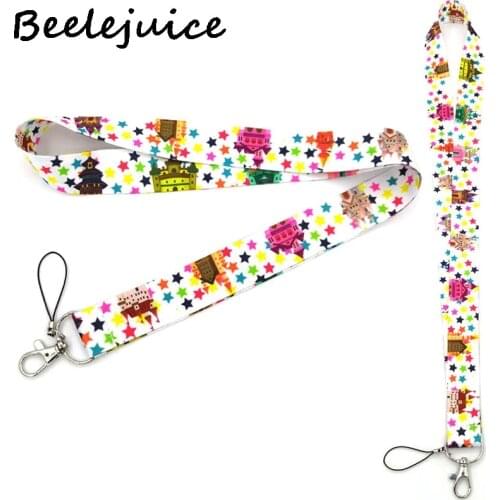 Princess Castle stars 90s vintage Neck Strap Lanyards ID badge card holder keychain Mobile Phone Strap Gifts decorations