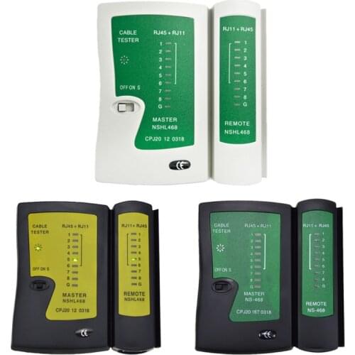 Professional Network Cable Tester for RJ45 RJ11 RJ12 CAT5 UTP LAN Cable Tester Detector Remote Test Tools Networking