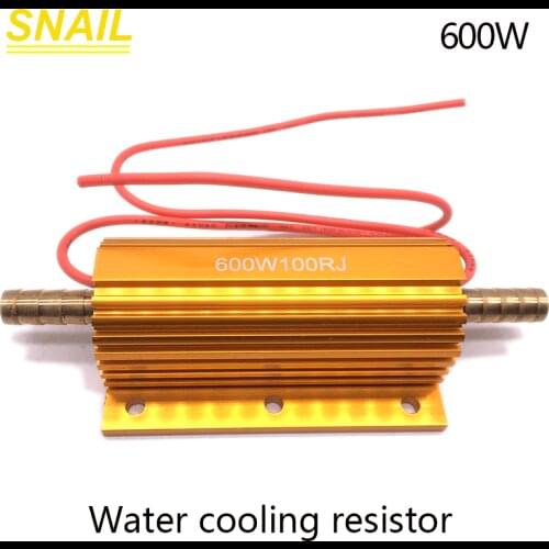 Water cooled resistor,600w,resistor for intermediate frequency furnace,No induction,Aluminum housed resistor