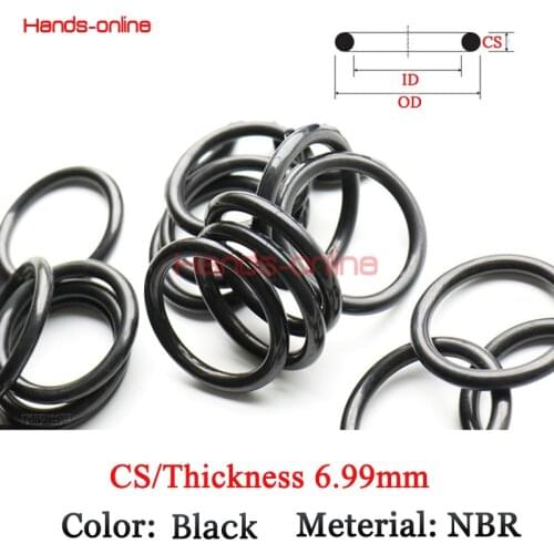 Thickness/CS 6.99 AS568 428-475 NBR Rubber sealing o ring orings gaskets