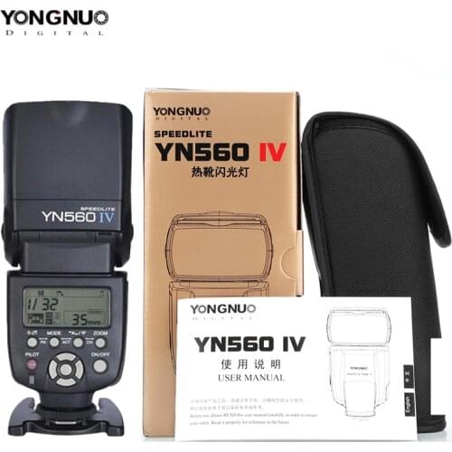 Yongnuo YN560IV Speedlite 2.4G Wireless Radio Master Slave Flash YN560 IV for DSLR Camera Canon Nikon Sony Pentax Olympus Fuji