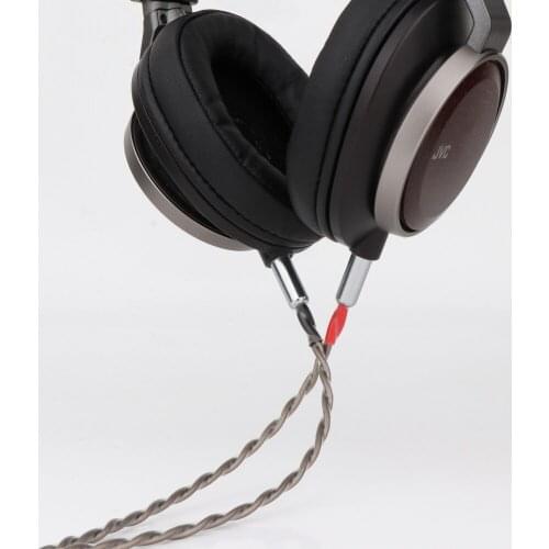 YTER OCC copper silver plated 7N upgrade audio earphone wire headphone cable for t1 t5p D7200 D600 D7100 MDR-Z7 headphone cable