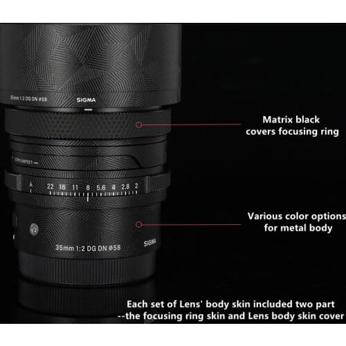 35 F2 DG DN Lens Anti-scratch Lens Protective Skin For Sigma 35mm f/2 DG DN Lens Protector Cover Sticker Film