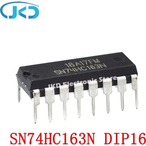 10pcs SN74HC163N 74HC163N 74HC163 DIP-16 New IC