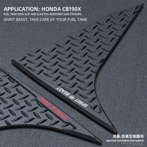 For CB190X Motorcycle Fuel Tank Stickers Non-slip Sticker Side Fuel Tank Scratch Resistant Protector Pad