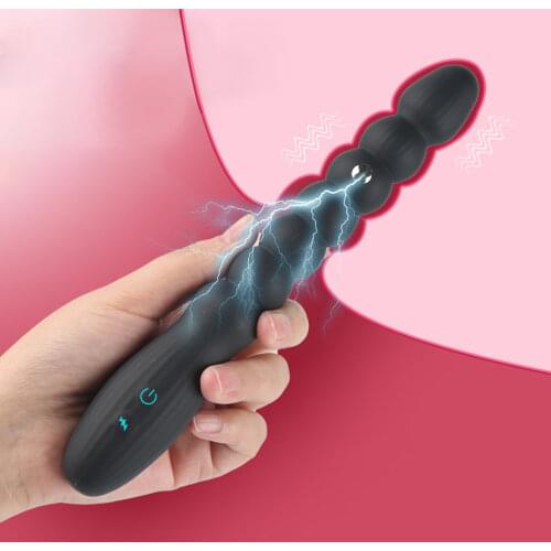 Flexible Sex Anal Plug G Spot Heating Vibrator for Man Woman Anal Beads Prostate Stimulator Butt Vibrator Masturbator Sex Toys