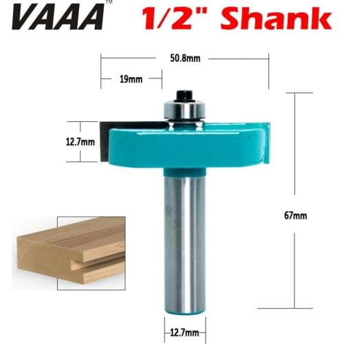 HUHAIBIN 1/2-Inch Shank 1/2-Inch Height X 3/4-Inch Depth Slot Cutter Router Bit