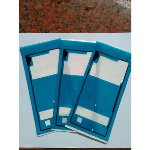 Hot Sale 10PCS/LOT Original New Back Battery Door Cover Sticker Adhesive Glue Tape High Quality For Sony Xperia Z4 Back Sticker