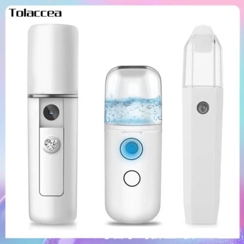 Mini Nano Face Steamer USB Nebulizer Facial Sprayer Humidifier Hydrating Anti-aging Wrinkle Women Beauty Skin Care Disinfect