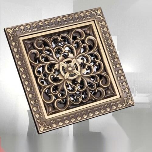 Floor Bathroom Drains 12*12cm Bath Stopper Plugs Sink Hole Covers Shower Drain Cover Floor Drain Cover Bathroom Shower