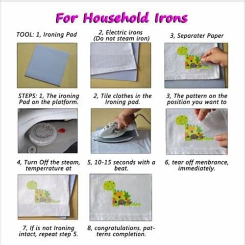 Girls Iron on Heat Transfer Printing Patches Sticker Washable For T-shirts Clothing DIY Stickers Appliques 2019