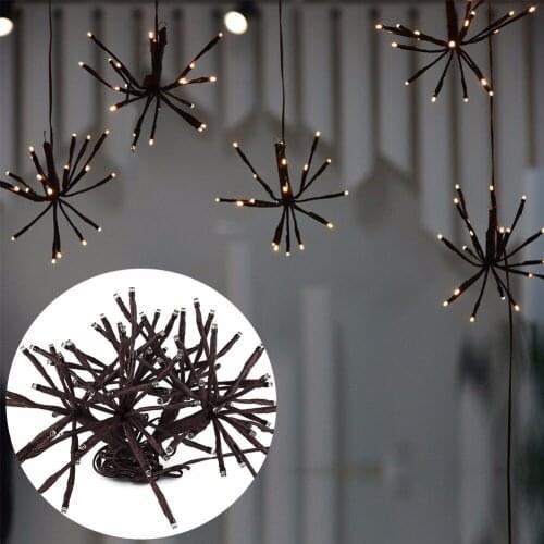 Novelty 2M 100LEDs Twigs Light Branches String Fairy Lights For Xmas Garland Cafe Wedding Home Romantic Decoration