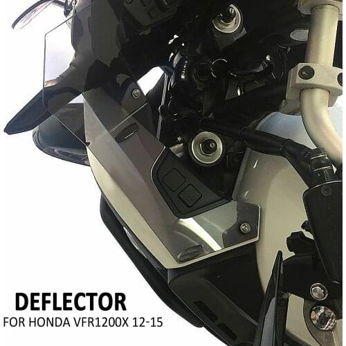 NEW Motorcycle Accessories FOR Honda VFR1200X Crosstourer VFR 1200 X Side Windshield Windscreen Wind Deflector 2012-2015