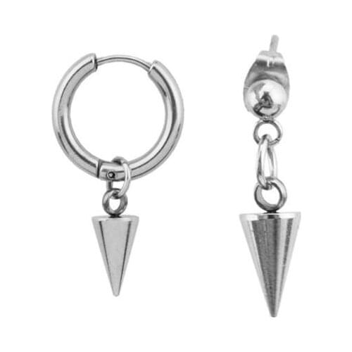 Punk Titanium Steel Korean Jewelry KPOP Idols Bangtang Boys Jin V Drop Earrings U2JF