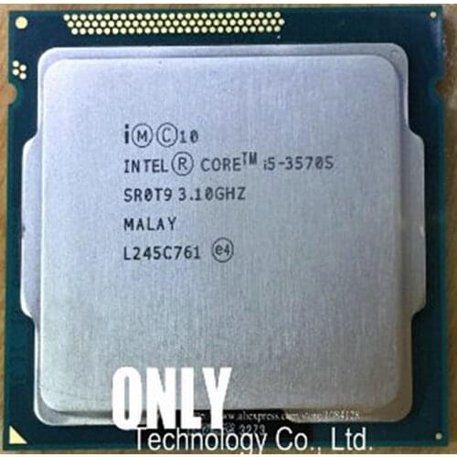 Intel Core i5-3570S I5 3570S Processor (6M Cache, 3.1GHz) LGA1155 Desktop CPU Quad-Core CPU