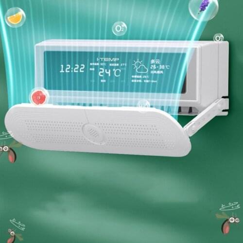 Adjustable Air Conditioning Windshield Air Conditioner Cover Deflector Anti-wind Direct Blowing Air Conditioning Baffle