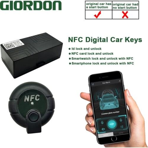 NFC keyless access system smart digital NFC mobile phone watch modified car key matching mobile phone Bluetooth remote control